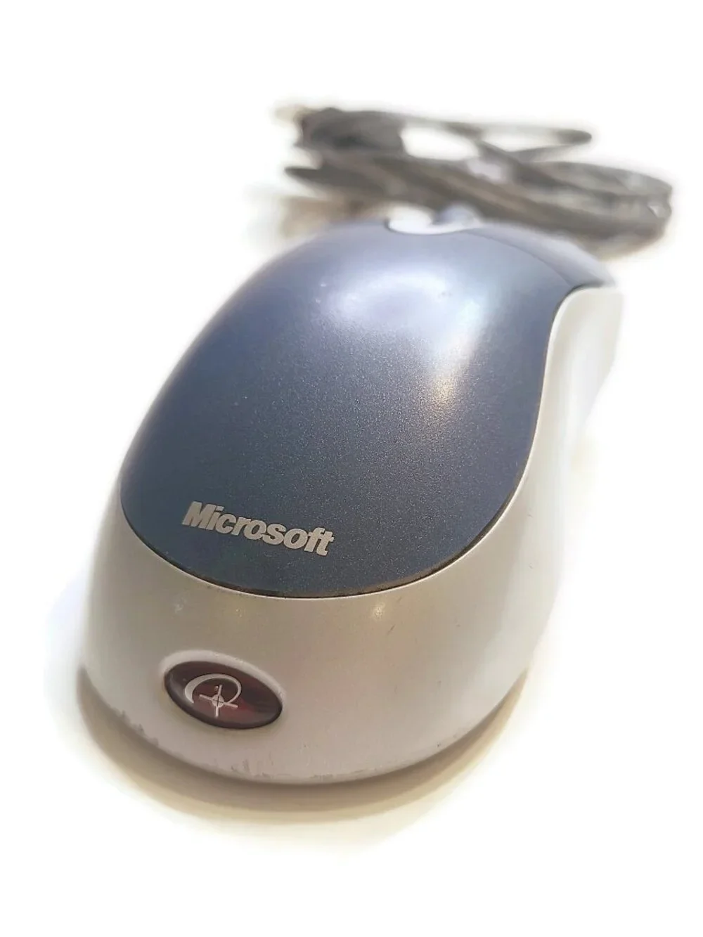 Microsoft Optical USB Mouse Blue PS/2 Compatible Model X08-72983 Tested WORKS